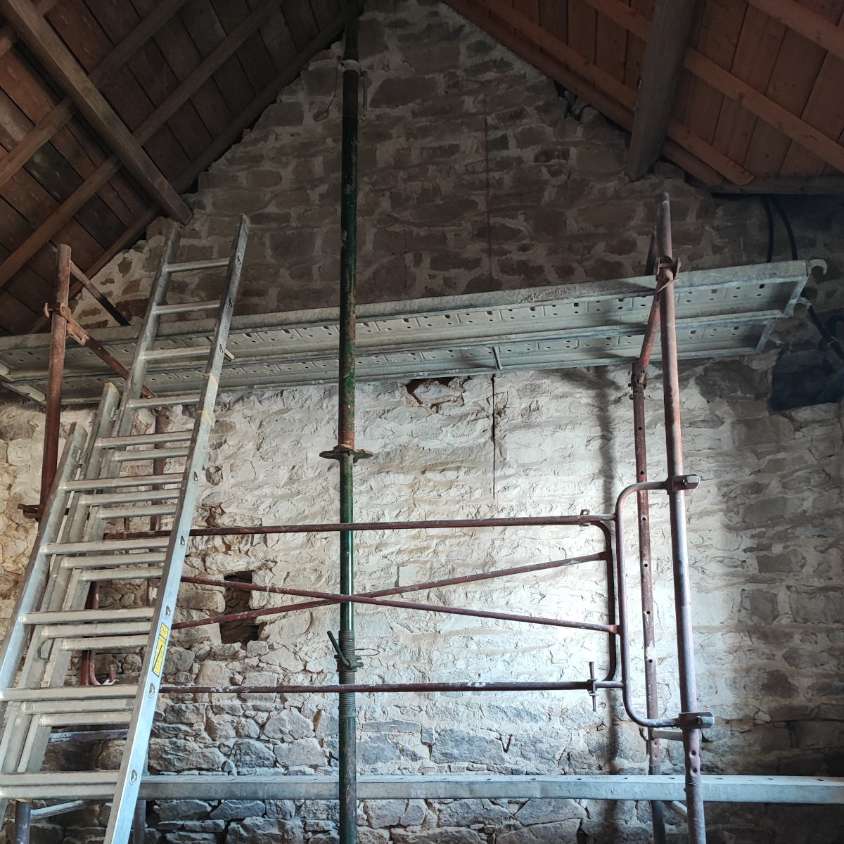 Création ouverture mur porteur